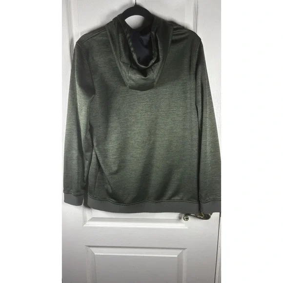 Eddie Bauer Men's XL Gray High‑Neck Button Pullover – Medium Weight, Classic Out - Picture 7 of 12